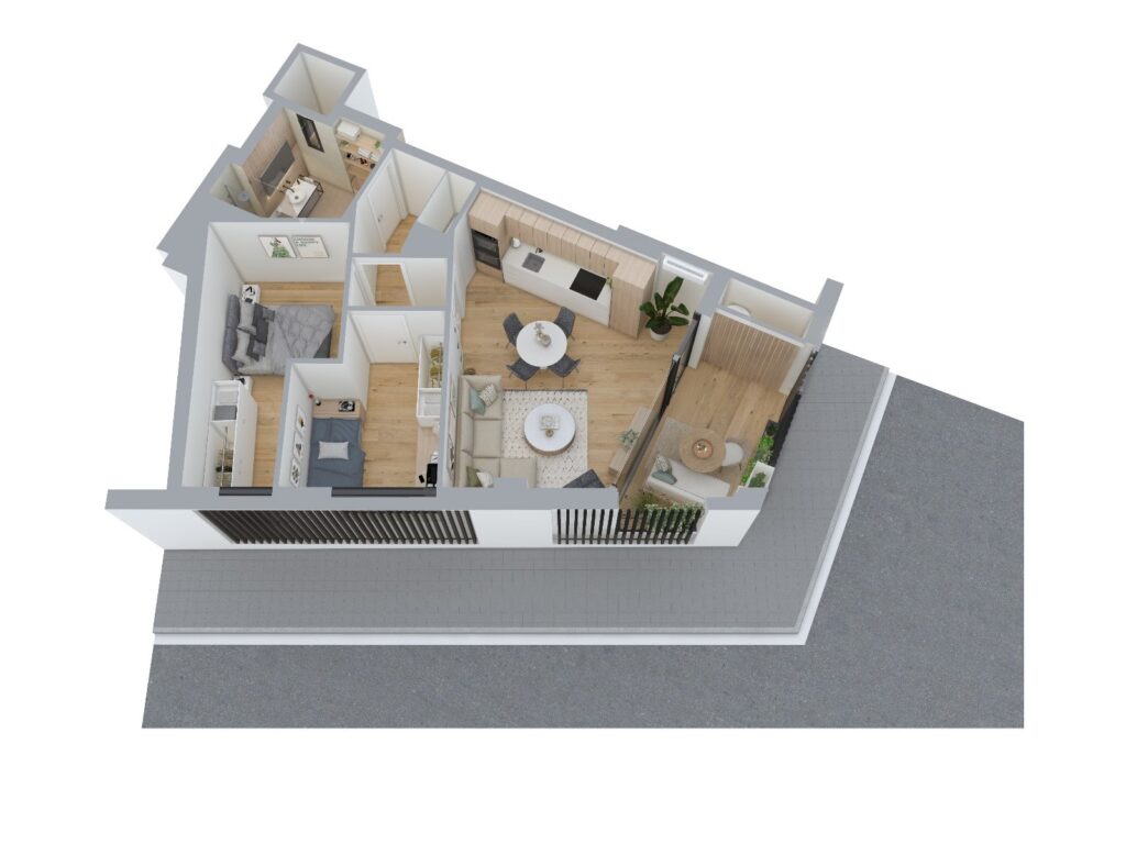 Baix en construcció a Rubí, 2 habitacions i terrassa. Ideal per a tu!